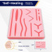 Suture Practice Kit White with 14-Wound Silicone Pad – Complete Surgical Training Kit for Medical & Veterinary Students
