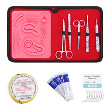 Suture Practice Kit White with Silicone Ear Pad – Complete Surgical Training Kit for Medical, Dental & Veterinary Students